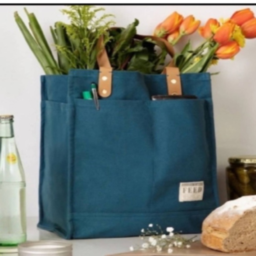 Feed canvas market tote
